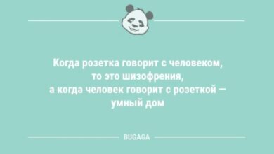 Photo of Анекдоты с шутками на любой вкус: «Когда розетка говорит с человеком…» (10 фото)